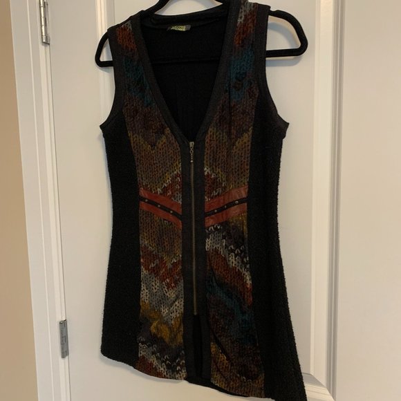 Dolcezza Zip up Tunic Vest, M - Picture 2 of 4